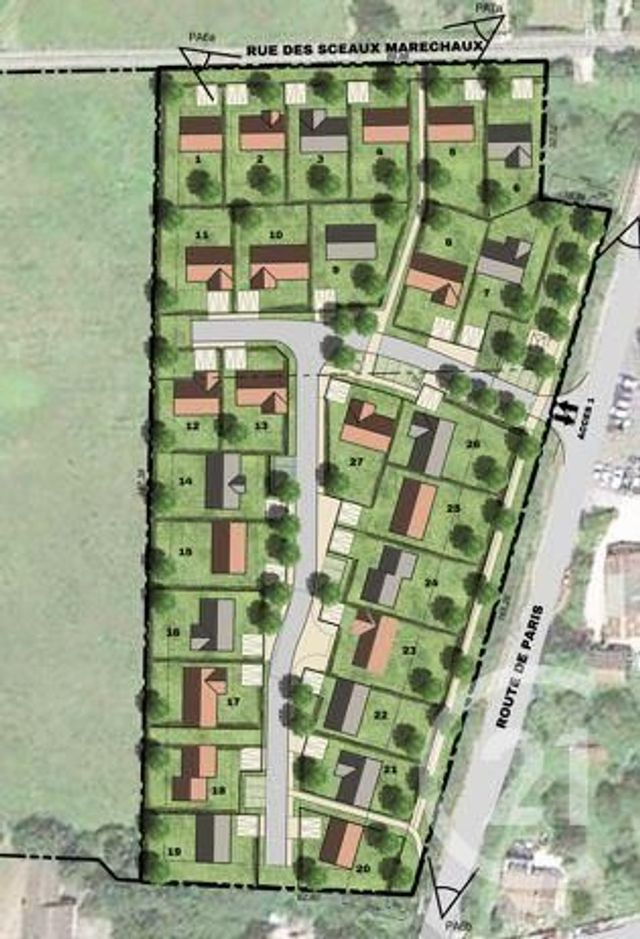 terrain à vendre - 423.0 m2 - ST CYR SOUS DOURDAN - 91 - ILE-DE-FRANCE - Century 21 Ld Immobilier